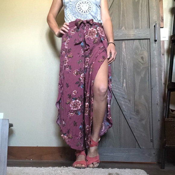 American Rag Pants - Amazing flowy boho pants with high side slits